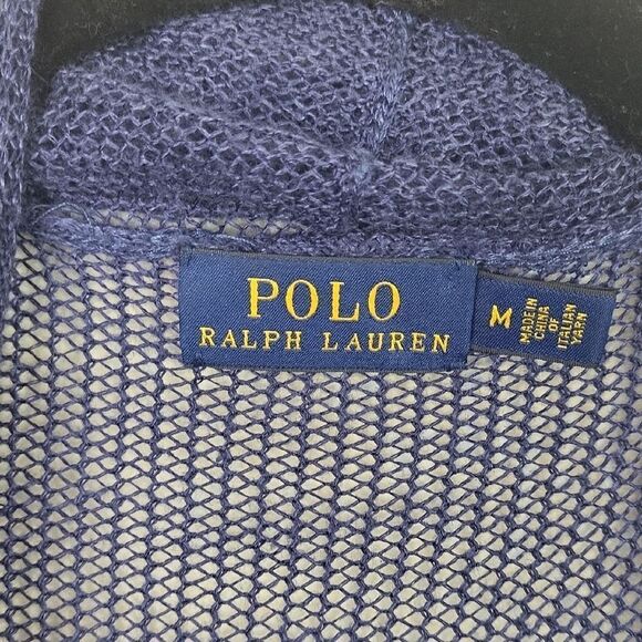 Polo by Ralph Lauren Women's Blue Cardigan. Size M - Picture 4 of 9